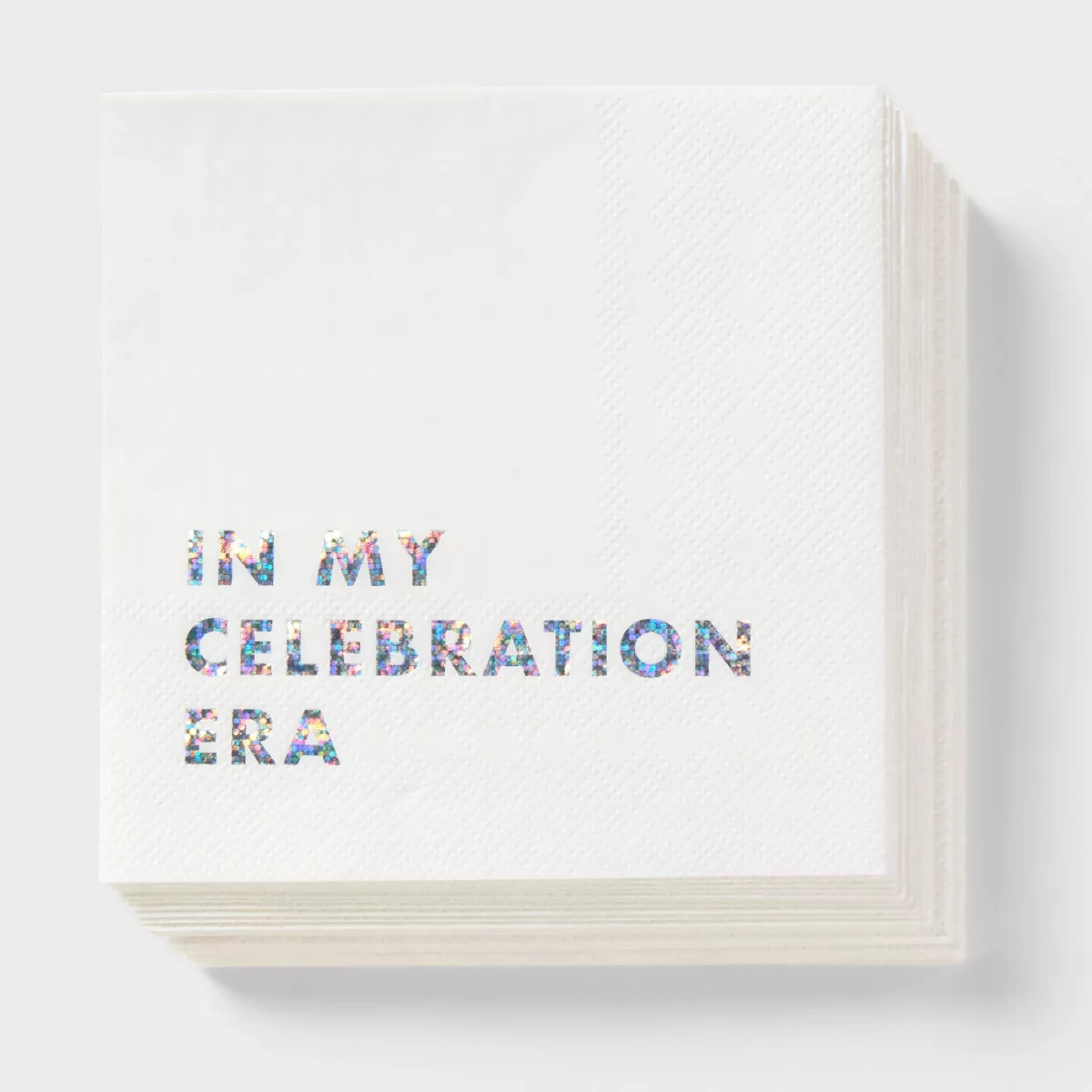 "In My Celebration Era" Beverage Napkin 30ct - Spritz™ | Target