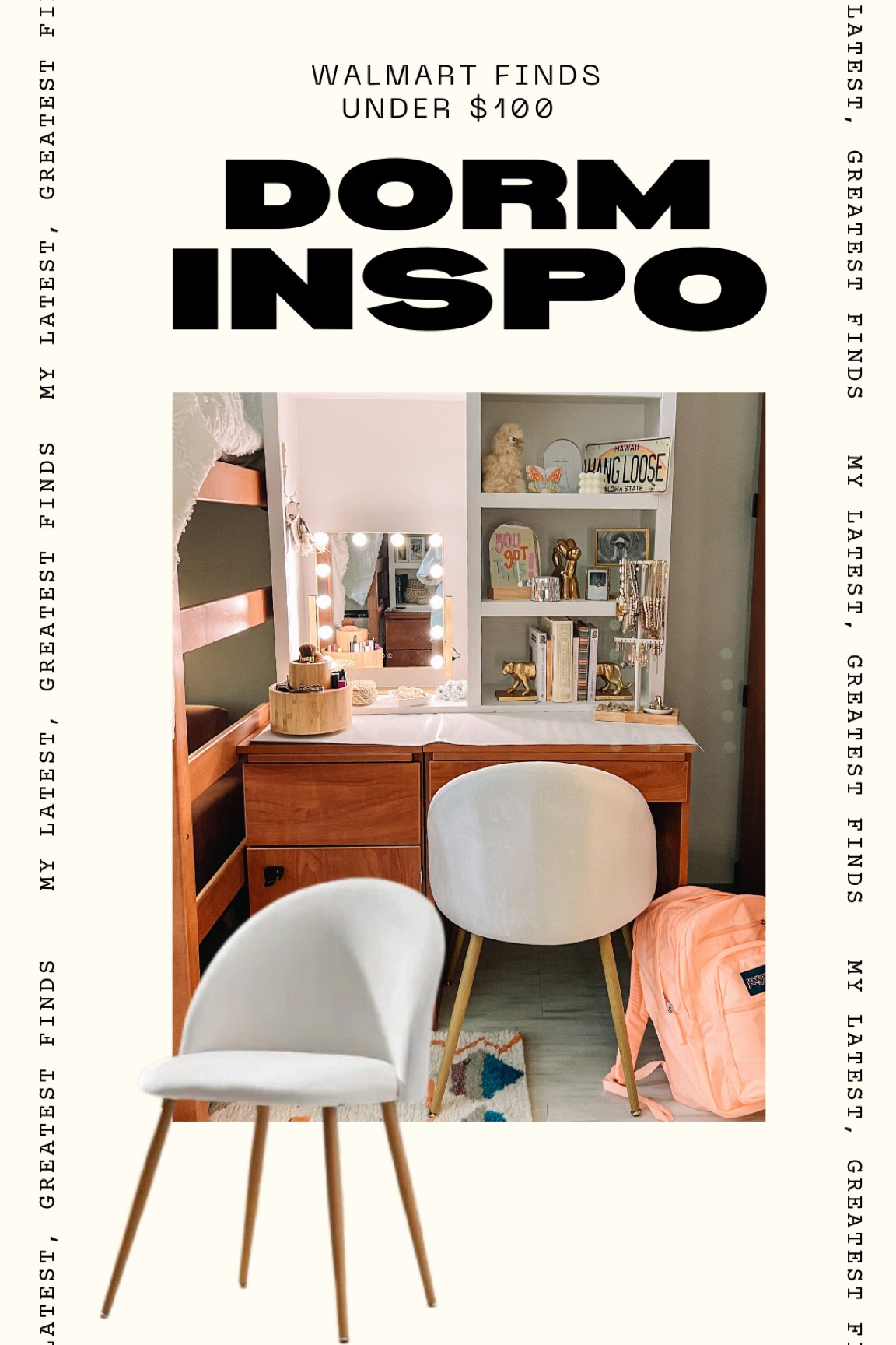 Thee best Walmart find for Bella’s desk in her dorm is this chair. It’s under $75 + they said that it is so comfortable!!!!! It was easy to put together too. 

#walmartfinds #walmarthome #walmartstyle #homefinds #dormfinds #dormtour 

#LTKFind #LTKstyletip #LTKhome