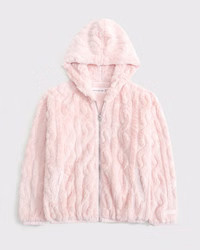 sherpa full-zip hoodie | Abercrombie & Fitch (US)