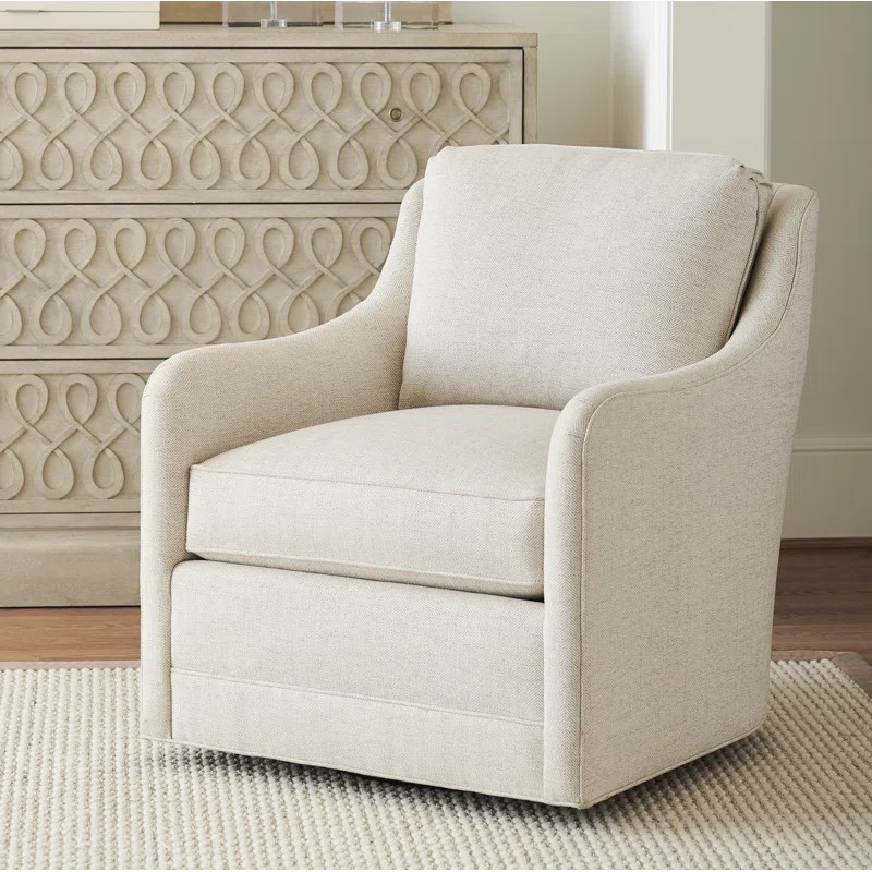 Barclay Butera Upholstery Upholstered Swivel Armchair | Wayfair North America