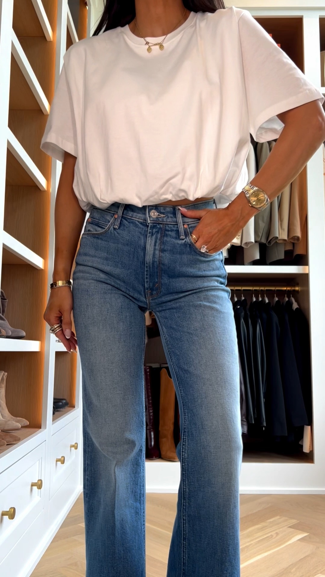 The summer basics you’ll wear all summer long / summer capsule wardrobe 
Zara summer tops 
Mother denim wearing a 23

#LTKmomlife #LTKootd #LTKOver40