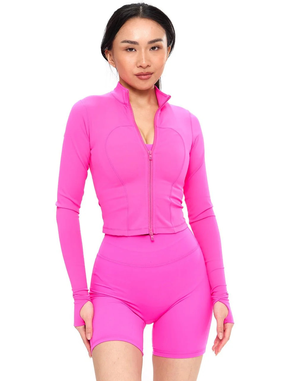 Phantom Waist Jacket - Hibiscus | Buffbunny
