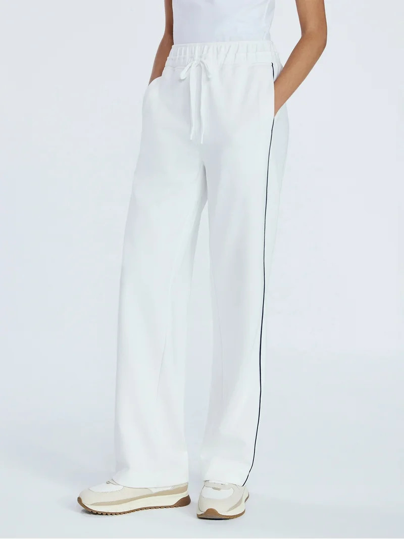 Free Assembly Women's and Women's Plus Piped Leg Sweatpants, 31" Inseam, Sizes XS-4X | Walmart (US)