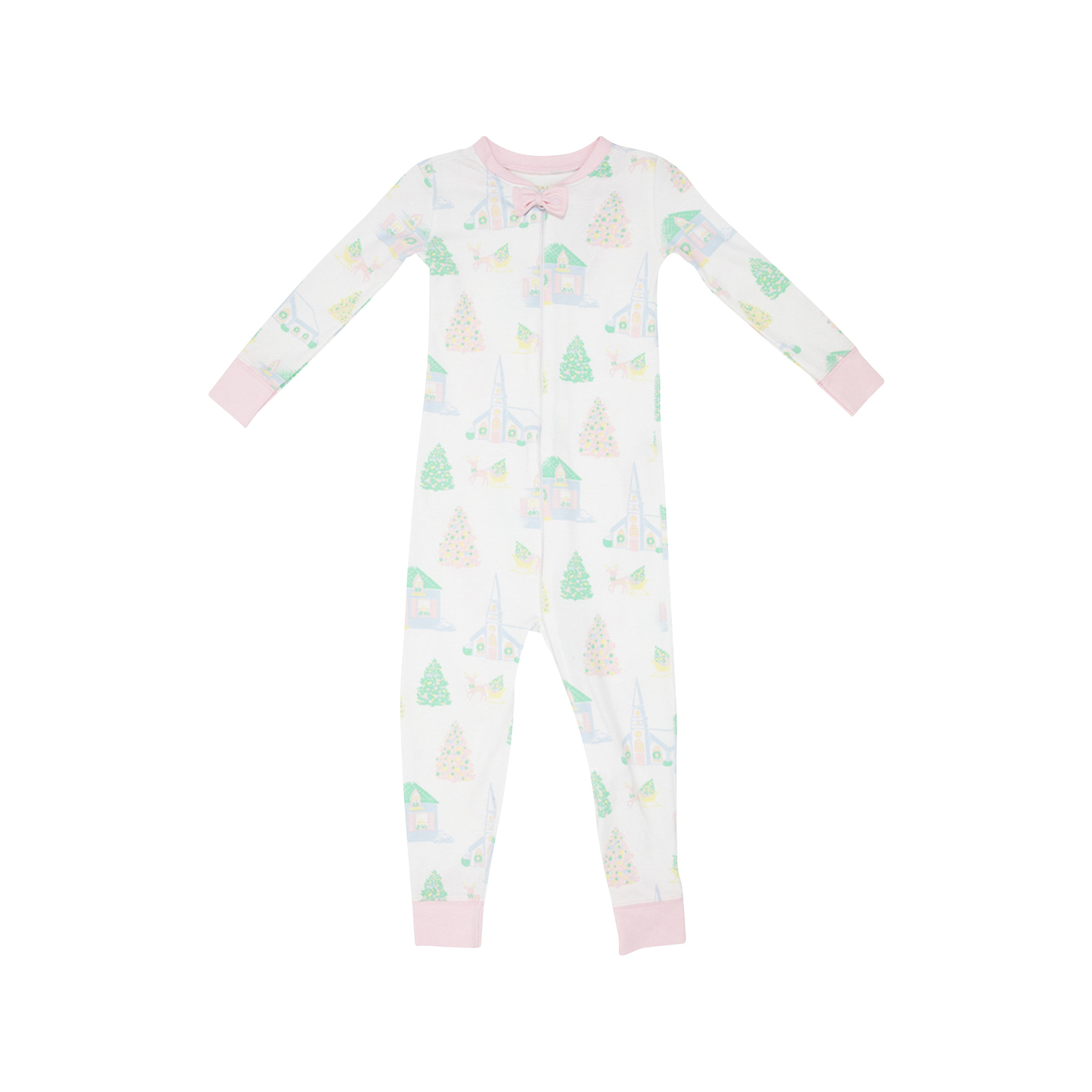 Noelle's Night Night - Sleigh Bells & Pastels with Palm Beach Pink | The Beaufort Bonnet Company