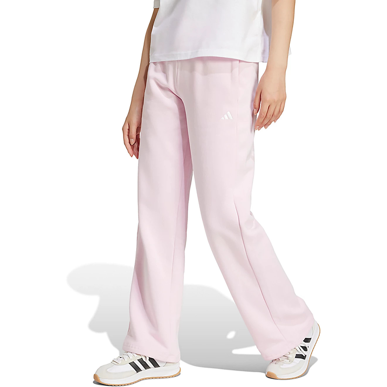 adidas Women's Essentials Small Logo Feel Cozy Open Hem Pants | Academy Sports + Outdoors