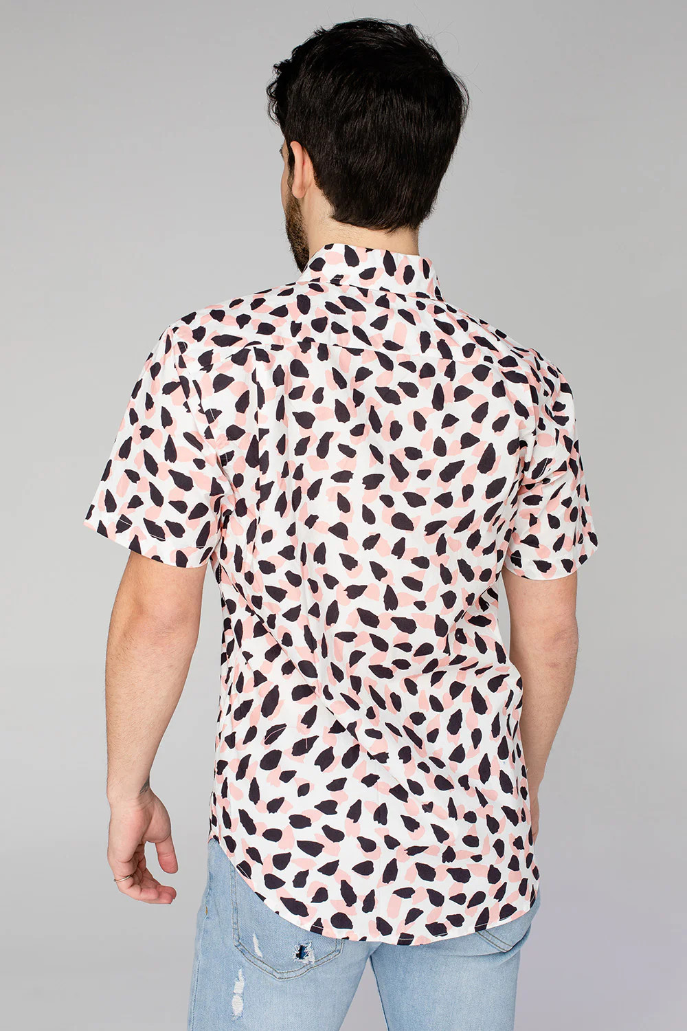 BuddyLove | Robert Button Down Dress Shirt | Flamingo | BuddyLove