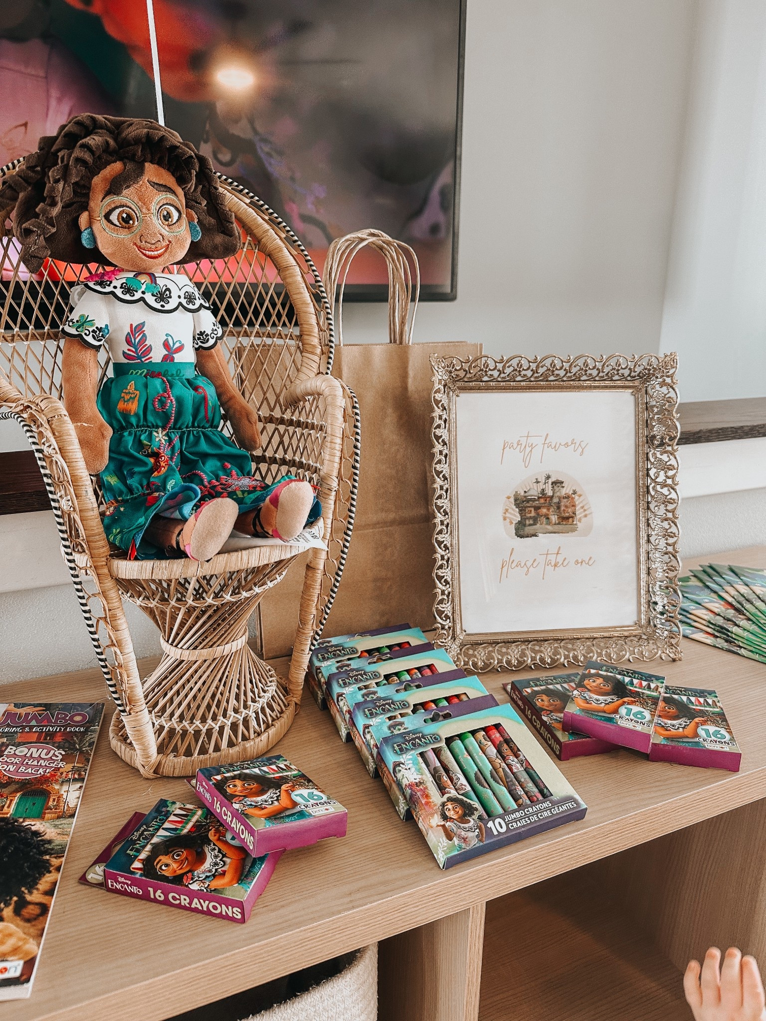 aspyn’s encan-two party favors ✨surprisingly I found these encanto coloring books and crayons at dollar tree and dollar general, however not all stores had them! I linked on amazon here  

#LTKParties #LTKFamily #LTKKids