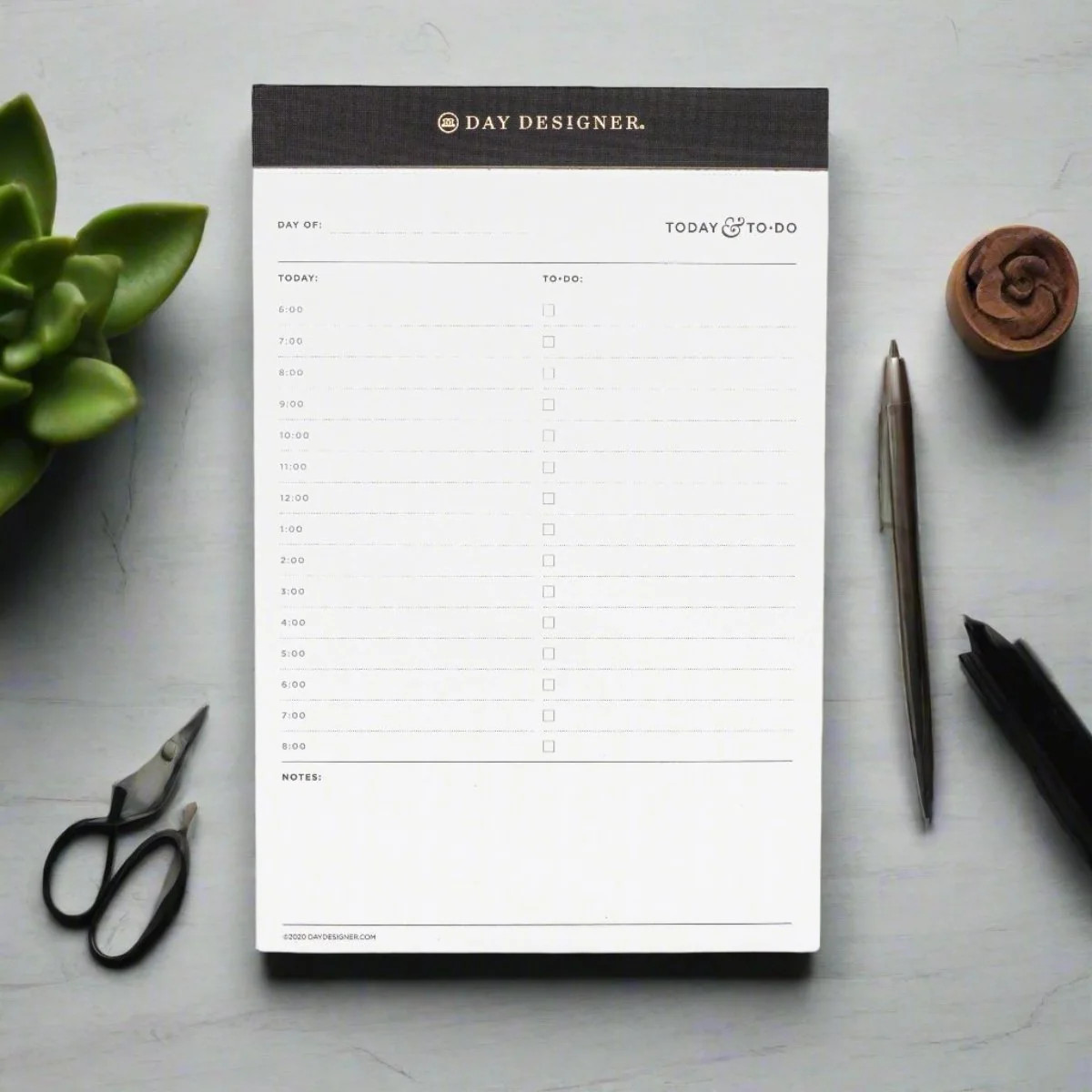 Daily Planning Pad: Charcoal | Day Designer