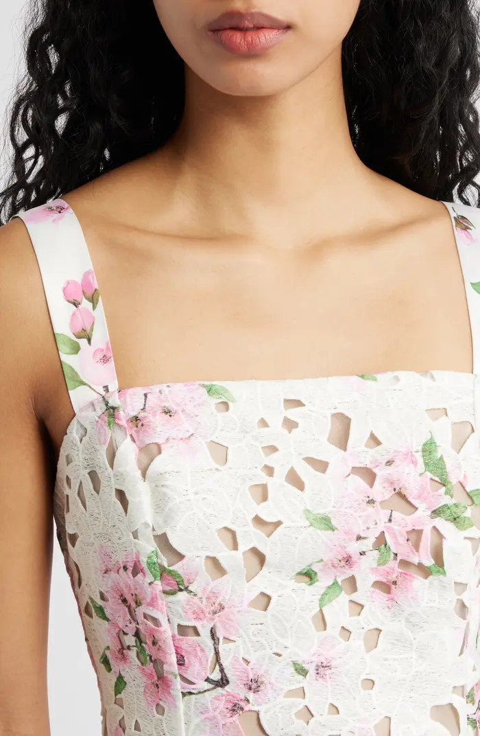 Amiri Lace Cutout Minidress | Nordstrom