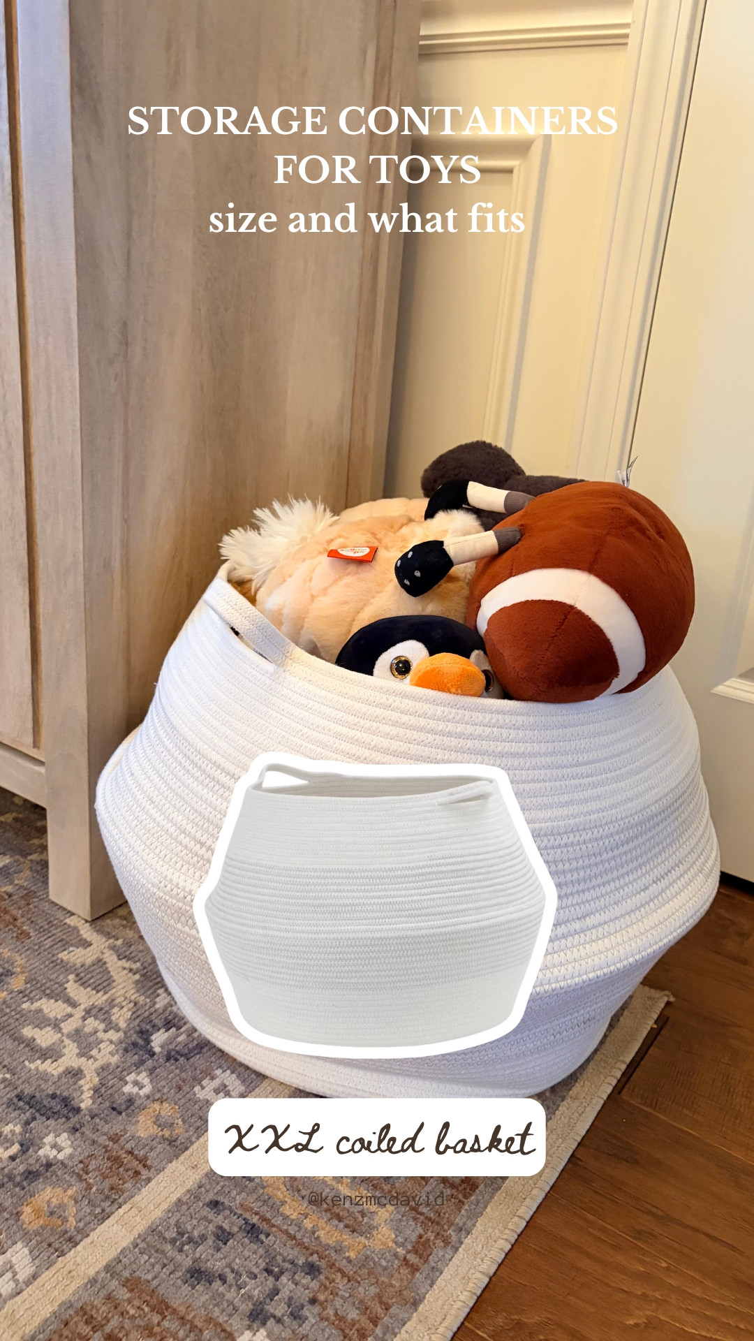 The toy clutter was officially taking over, but Target to the rescue! 🎯 These bins are the perfect mix of "hide the mess" and "actually looks good in my living room." I love that they’re durable enough for toddlers but still have that clean aesthetic. 

 