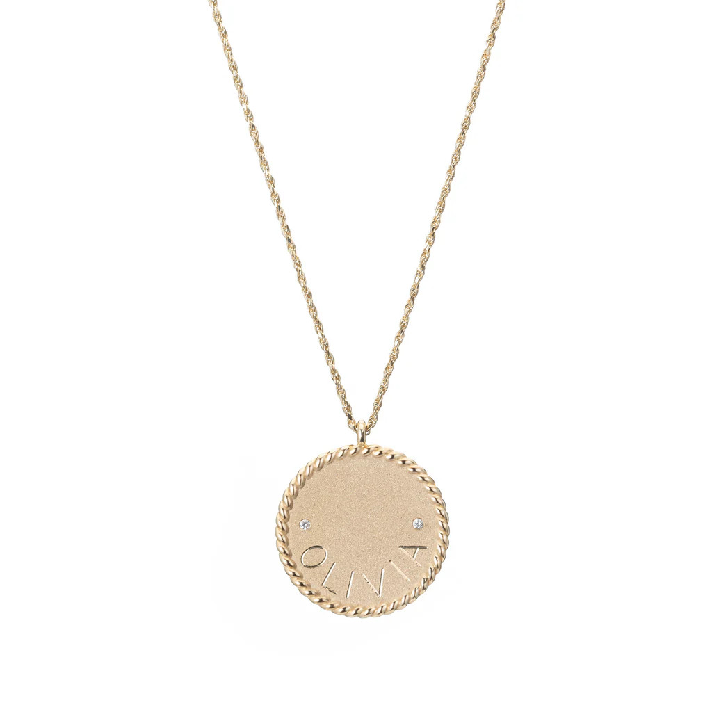 Imperial Disc Pendant Necklace | Ariel Gordon Jewelry