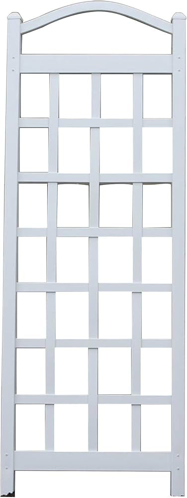 Dura-Trel Cambridge Vinyl Trellis, Outdoor Plant Support Frame, 28" x 75", White - Decorative Gri... | Amazon (US)