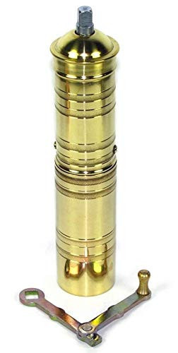 Handmade Heavy-Duty Brass Coffee & Spice Grinder – Manual Turkish, Greek, Arabic Coffee Mill, Adjustable Hand Crank Espresso Bean & Pepper Grinder (8.5") | Amazon (US)