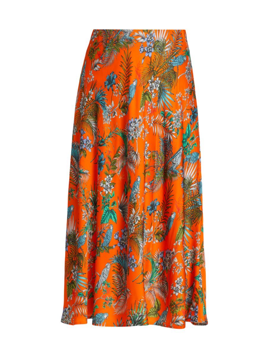 Clarisa Floral Midi Skirt | Saks Fifth Avenue