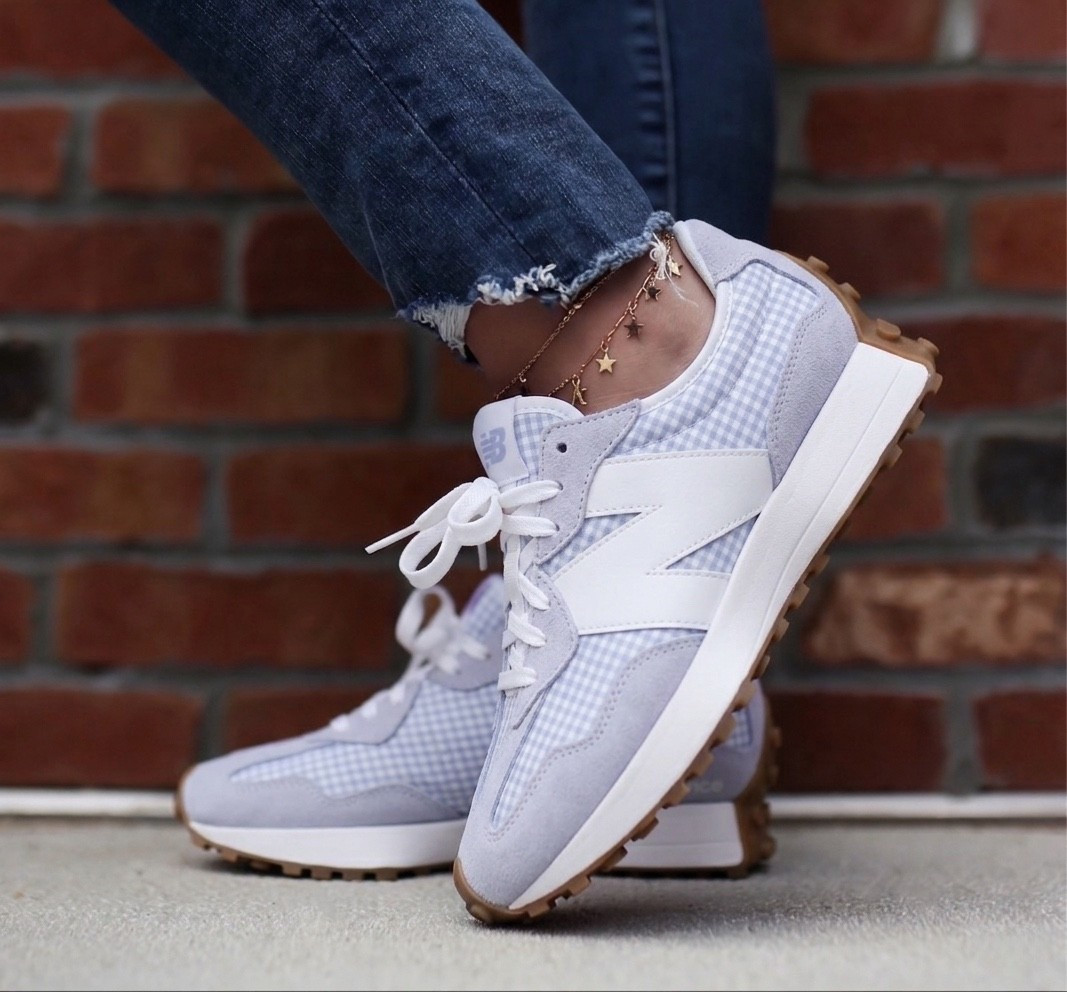New balance gingham sneakers runs true to size