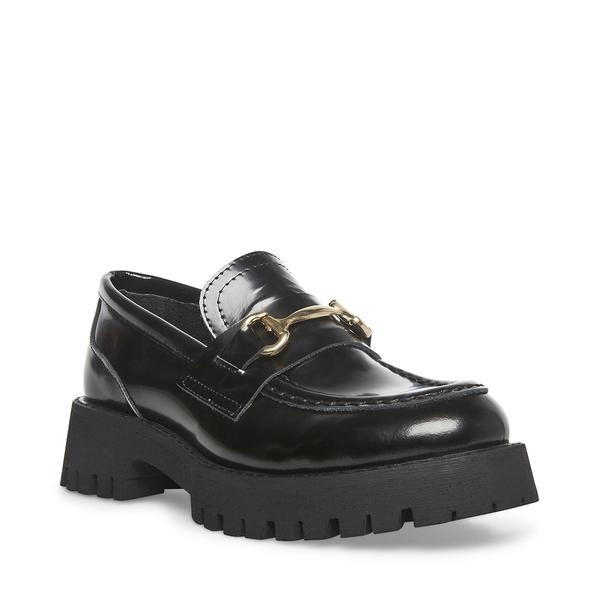 LANDO BLACK LEATHER | Steve Madden (US)