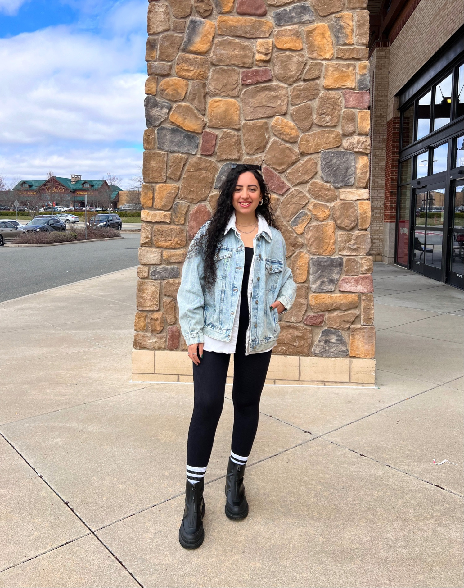 Denim on black layered outfit 🦋🖤

#LTKstyletip #LTKshoecrush

#LTKSeasonal