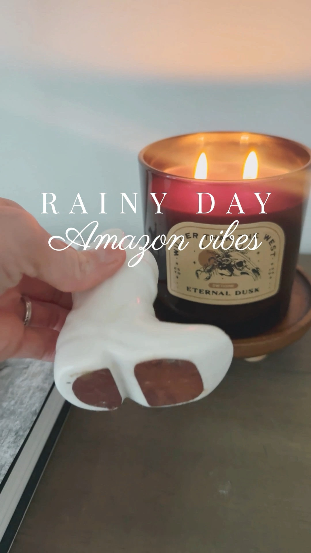 This little Amazon decor vignette makes me happy- some of my favorite pieces in our bedroom and so affordable! This boot match striker makes me so happy everytime I light a candle 🤍 This wooden pedestal stand is perfect for a candle to create warmth and height! American Cowboys coffee table book is gorgeous inside and out. Can we talk about these circle decor pieces? I have these in three different places in my house because I love them so much ✨

#LTKselfcare #LTKHome #LTKSeasonal