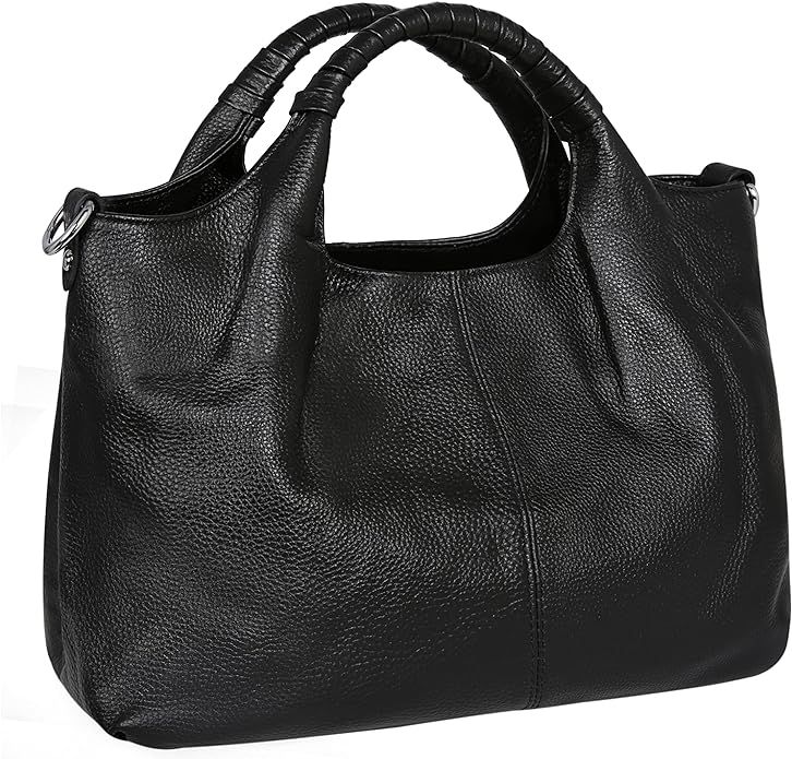 Iswee Genuine Leather Satchel Purse for Women Purses and Handbags Shoulder Bag Designer Top Handl... | Amazon (US)