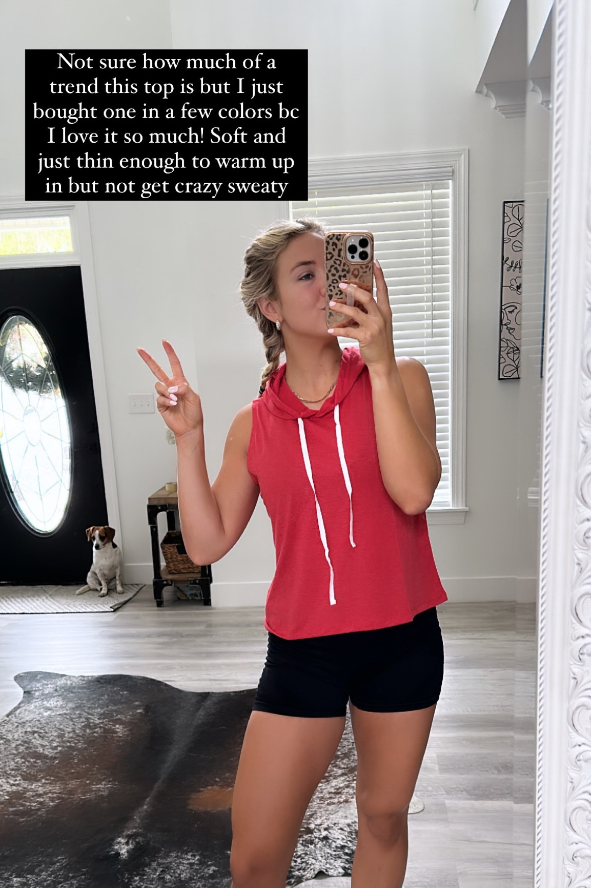 Cutest warm up top! So so soft and thing enough to workout in! Can put a jacket over it! I’m wearing Size Medium! Comes in a ton of colors!



#LTKtravel #LTKfit #LTKunder50