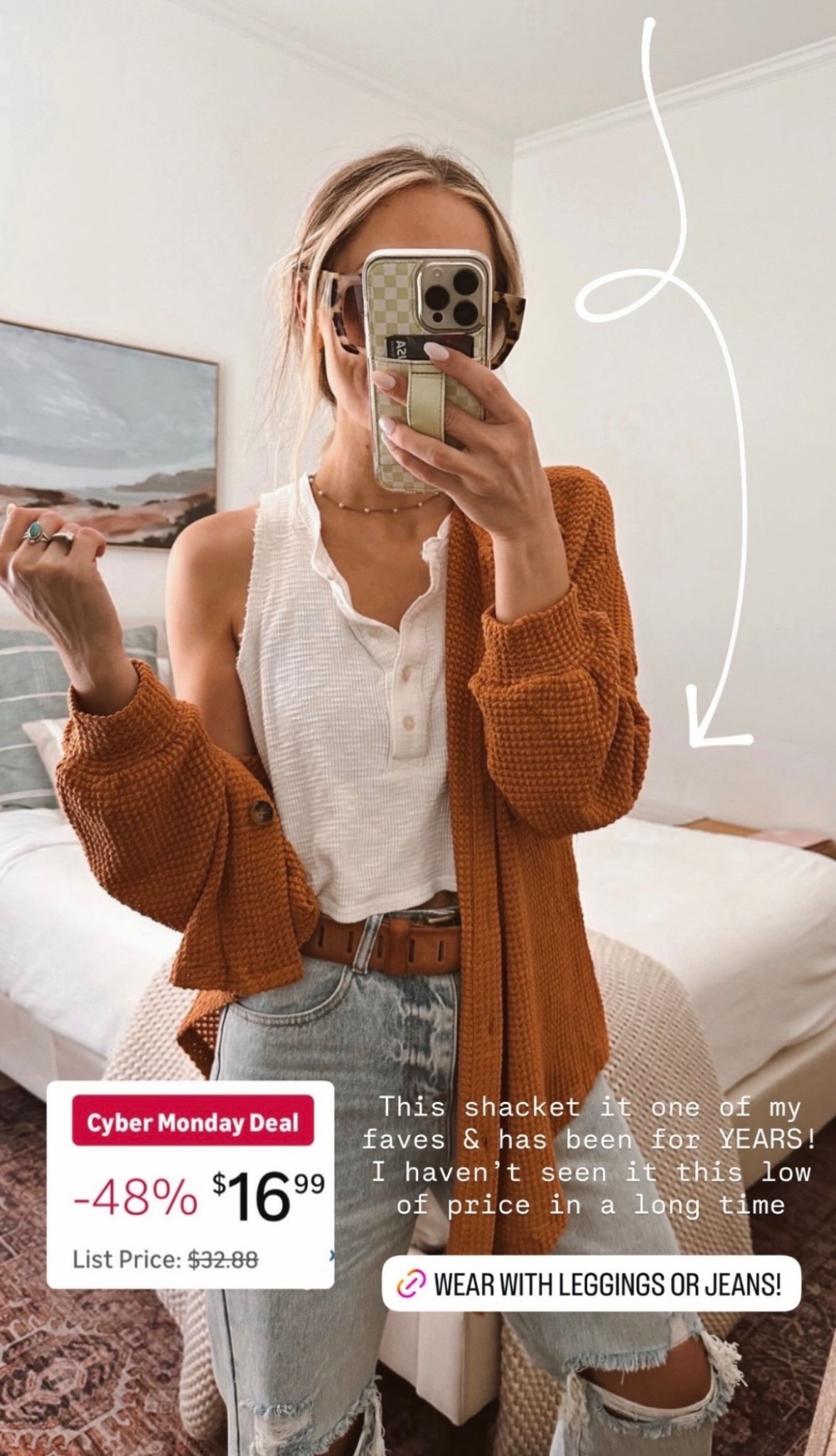 🤍 This shacket it one of my faves & has been for YEARS! I haven’t seen it this low of price in a long time