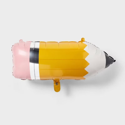 Pencil Shaped Foil Balloon, Teacher Supplies - Spritz™ | Target