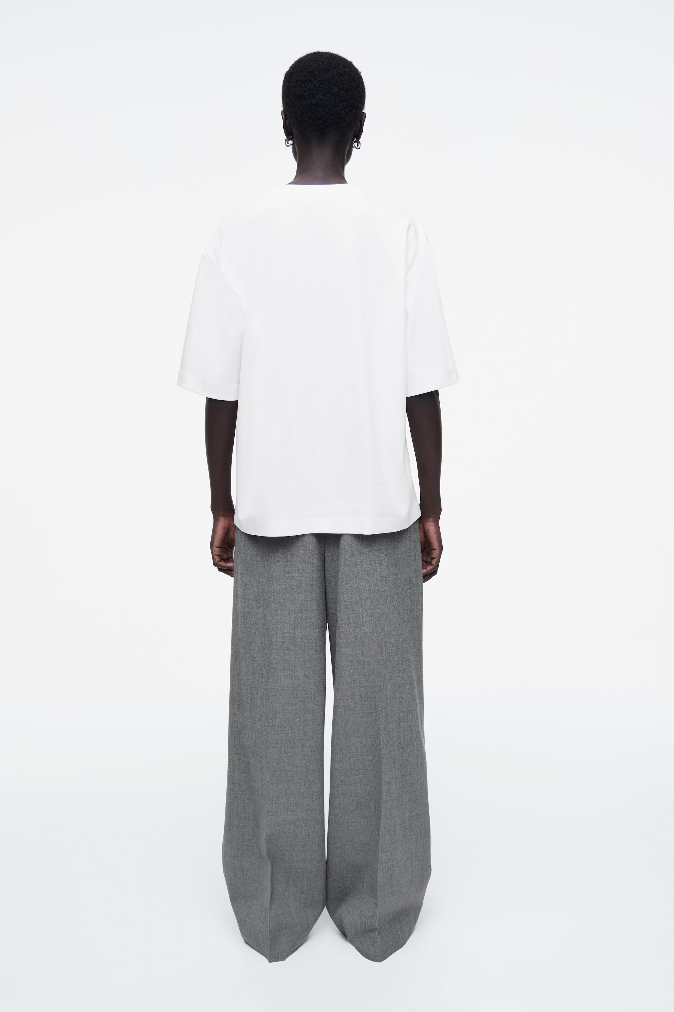 OVERSIZED COTTON T-SHIRT - WHITE | COS UK