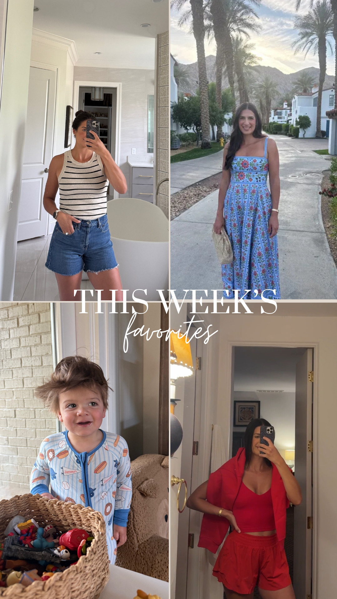  This weeks favs!!!

TTS: M in everything!! Dress is OOS but linked similar ones from hill house

Dresses, wedding guest dress, vacation dress, vacay outfit, summer outfit, Caden lane, baseball pjs, Lululemon, Lululemon line, red Lululemon, @lululemon @cadenlane @abercrombie 



 

#LTKgrwm #LTKootd #LTKmomlife