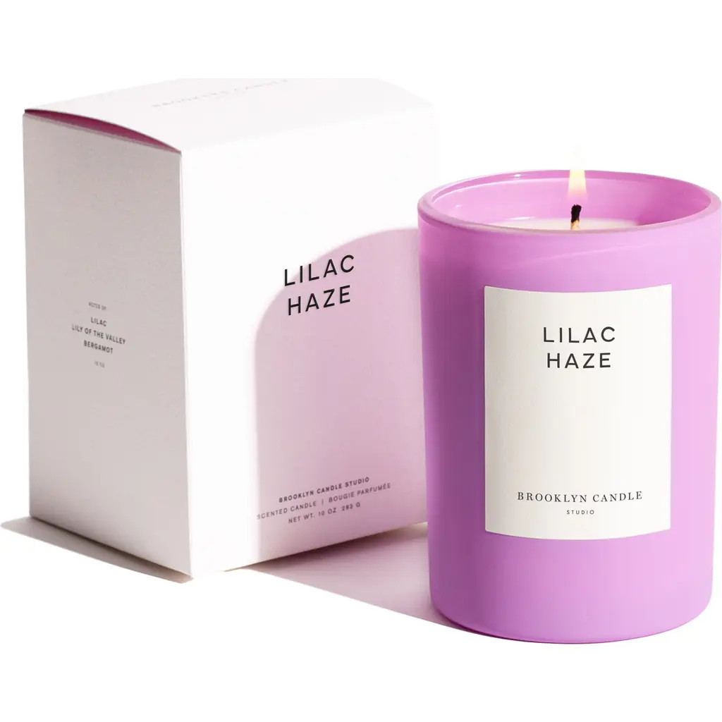 BROOKLYN CANDLE STUDIO Lilac Haze Candle in Light/Pastel Purple at Nordstrom | Nordstrom