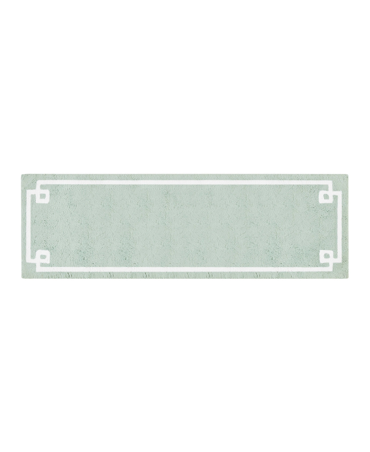 Madison Park Evan Tufted Cotton Bath Rug, 24" x 72" - Seafoam | Macy's