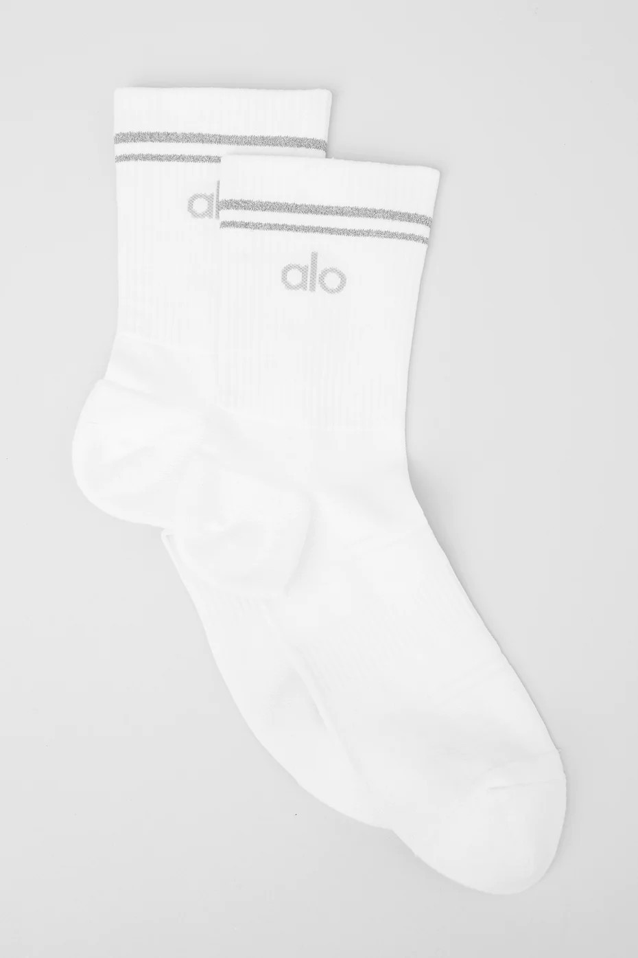 Alo Yoga� | Half-Crew Performance Socks in White, Size: Small | Alo Yoga (US)