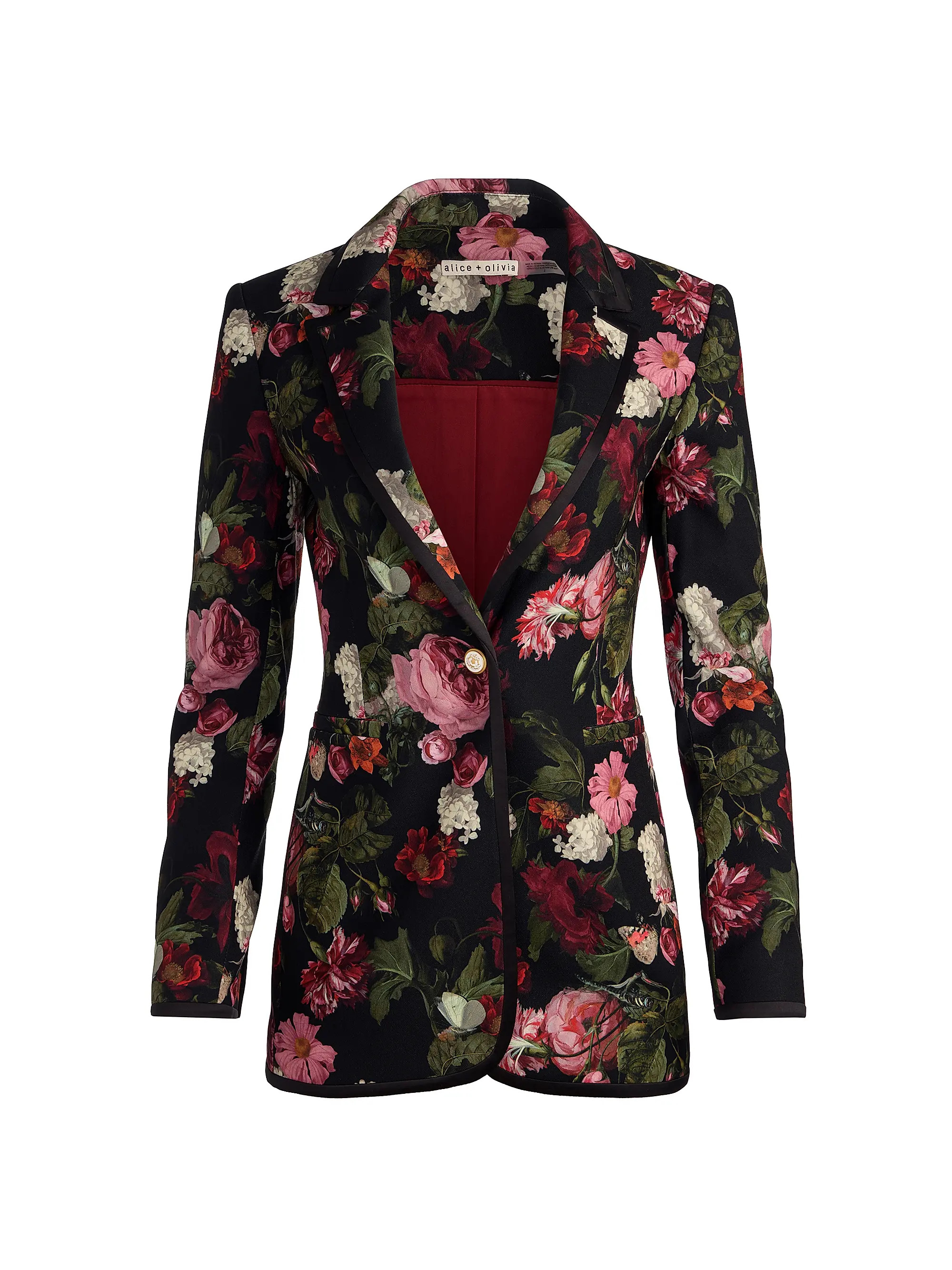 Breann Floral Slim-Fit Blazer | Saks Fifth Avenue