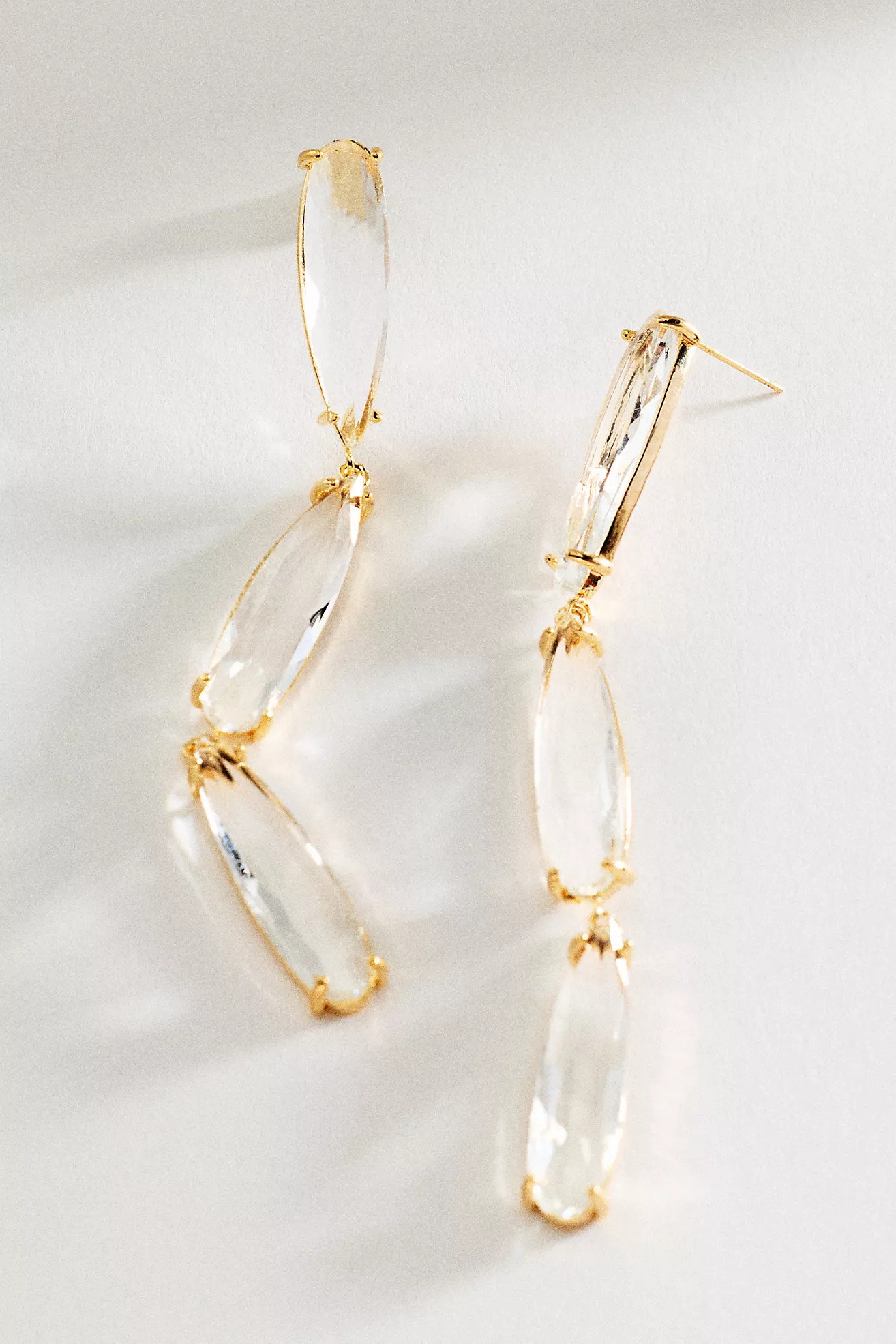 Crystal Trois Drop Earrings | Anthropologie (US)