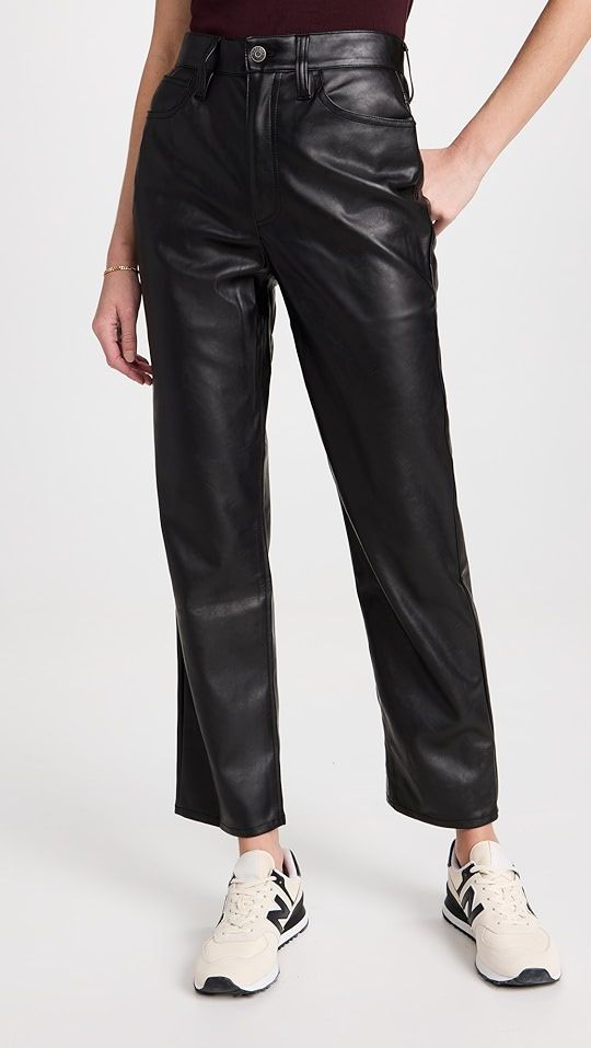Madewell Perfect Vintage Straight Pleather Jeans | SHOPBOP | Shopbop