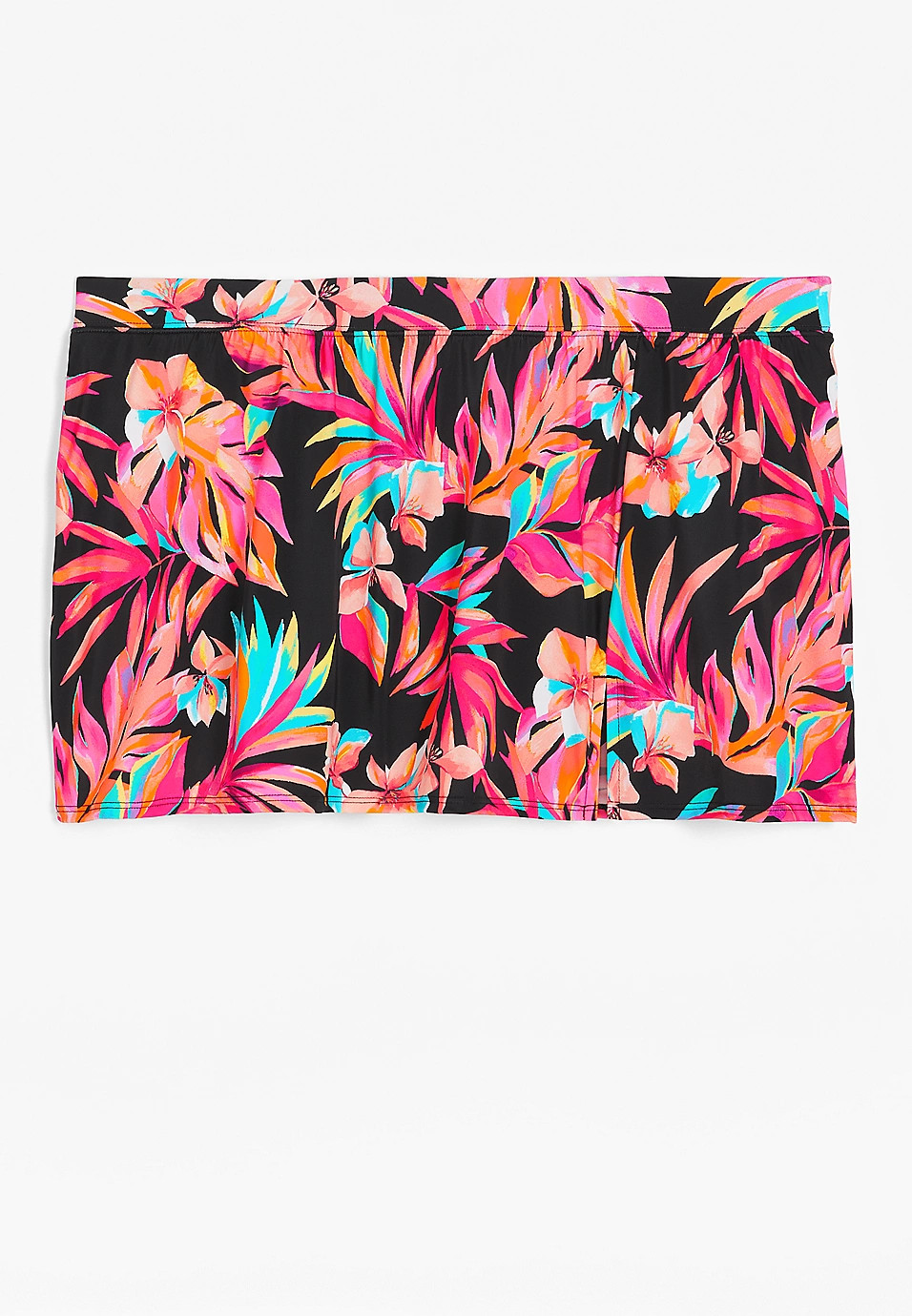 Plus Size High Waisted Slit Hem Swim Skirt | Maurices