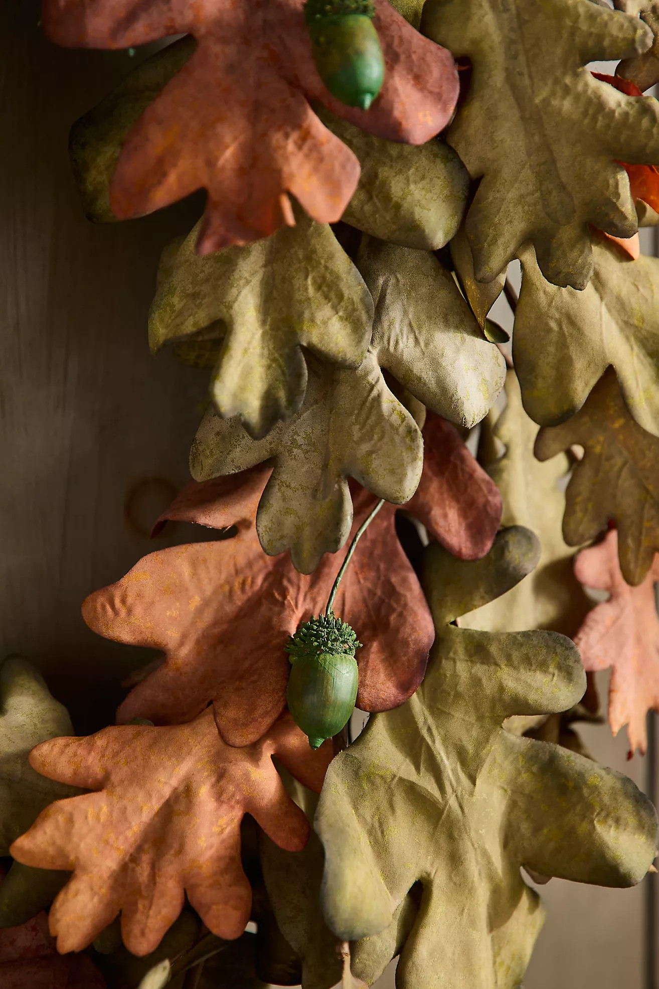 Faux Oak Leaves Wreath | Anthropologie (US)