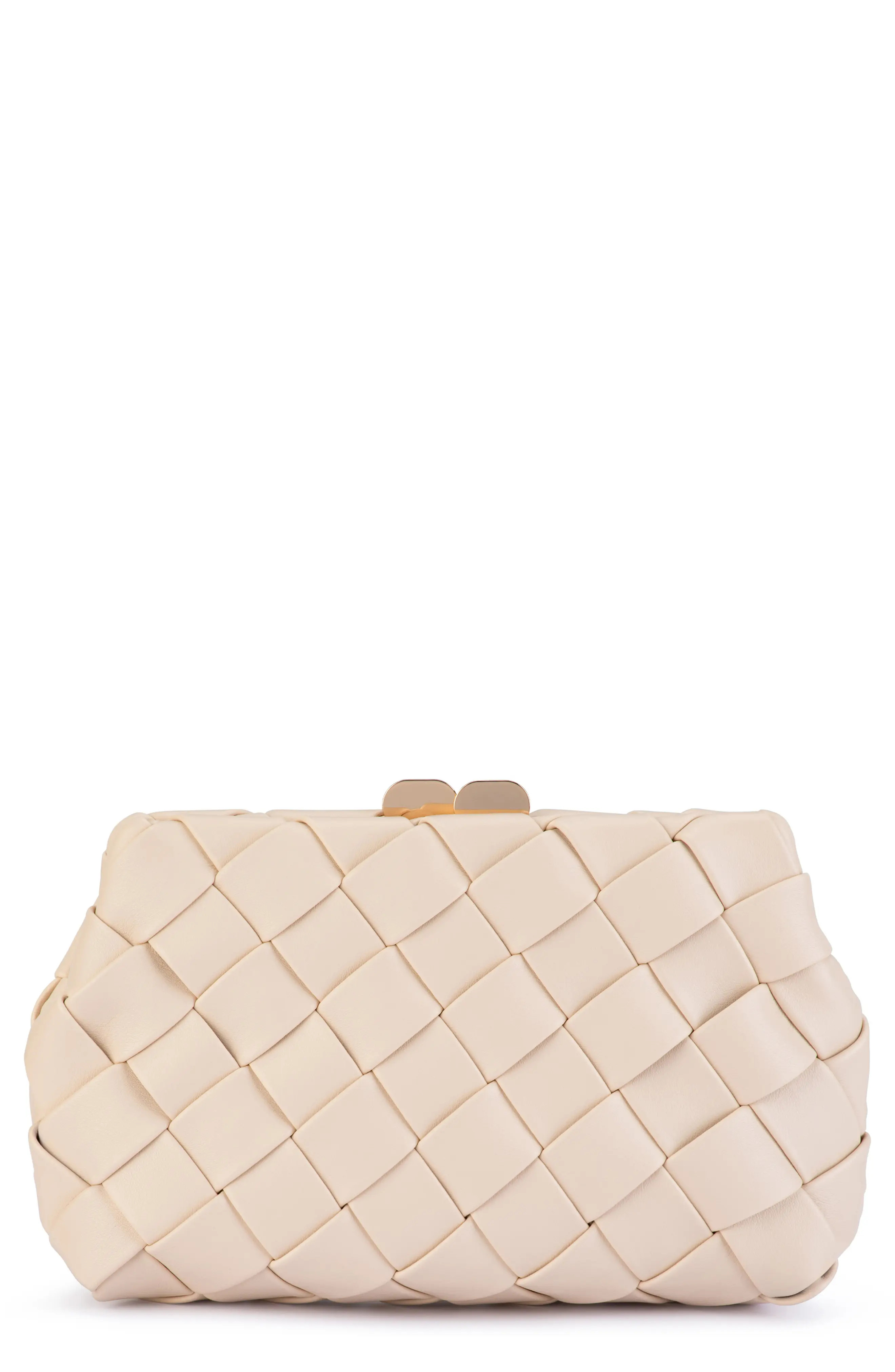 Quinn Woven Faux Leather Clutch (Women) | Nordstrom | Nordstrom
