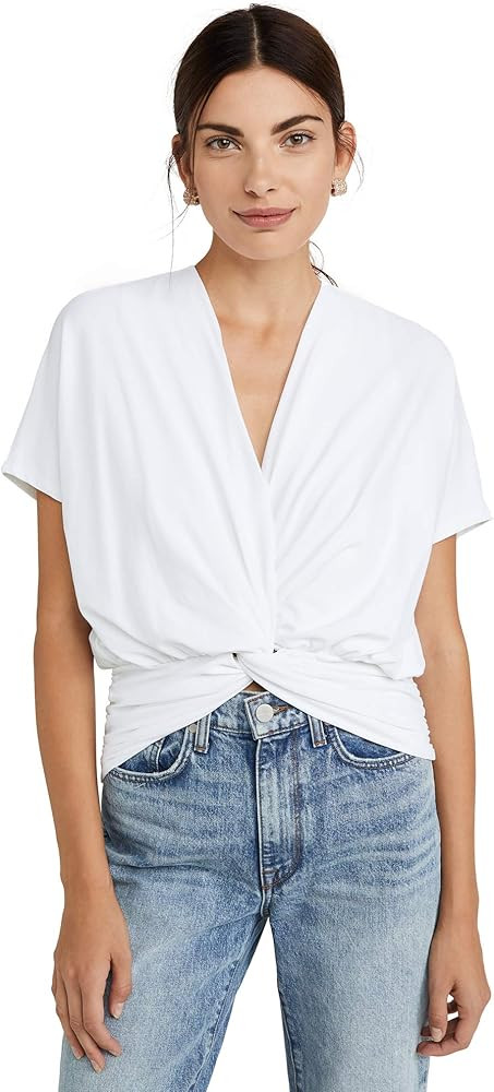 Susana Monaco Women's Twist Front Dolman Top | Amazon (US)