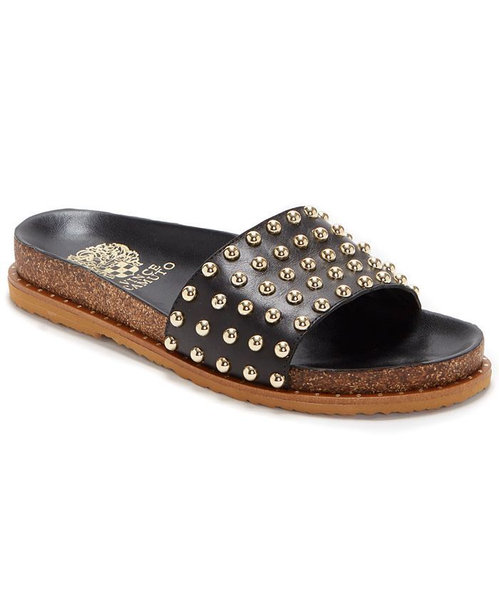 Vince Camuto Women's Kortlen Studded Footbed Slide Sandals & Reviews - Sandals - Shoes - Macy's | Macys (US)