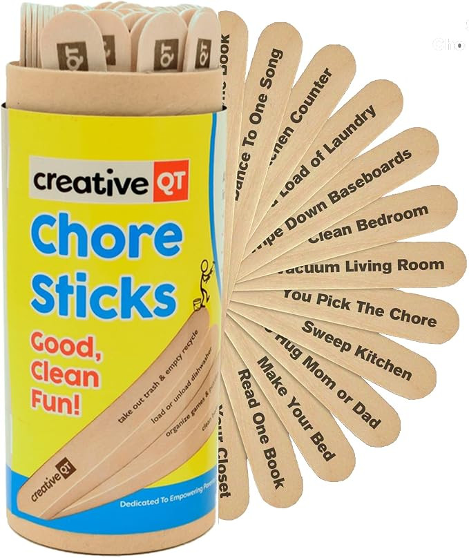 Creative QT Chore Sticks for Kids - Turn Housework into Fun - Interactive Family Activity - Combi... | Amazon (US)