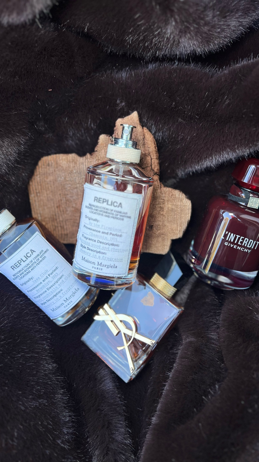 A spritz of YSL Libre for bold confidence, Givenchy L’Interdit for timeless elegance, and Replica Jazz Club & By the Fireplace for cozy, unforgettable vibes. 
This is my perfume rotation — strong, soft, warm, and radiant. At 40+, scent isn’t just fragrance… it’s your personal signature energy. ✨

#LTKOver40 #LTKBeauty #LTKStyleTip