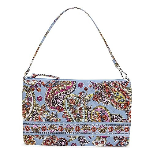 Vera Bradley Women's Cotton Convertible Wristlet With RFID Protection, Provence Paisley, One Size | Amazon (US)