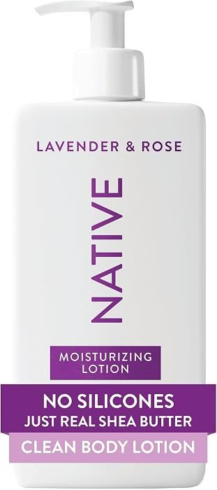 Native Body Lotion, Lavender & Rose, 48-Hour Hydration for Dry & Sensitive Skin, Made with Plant-... | Amazon (US)