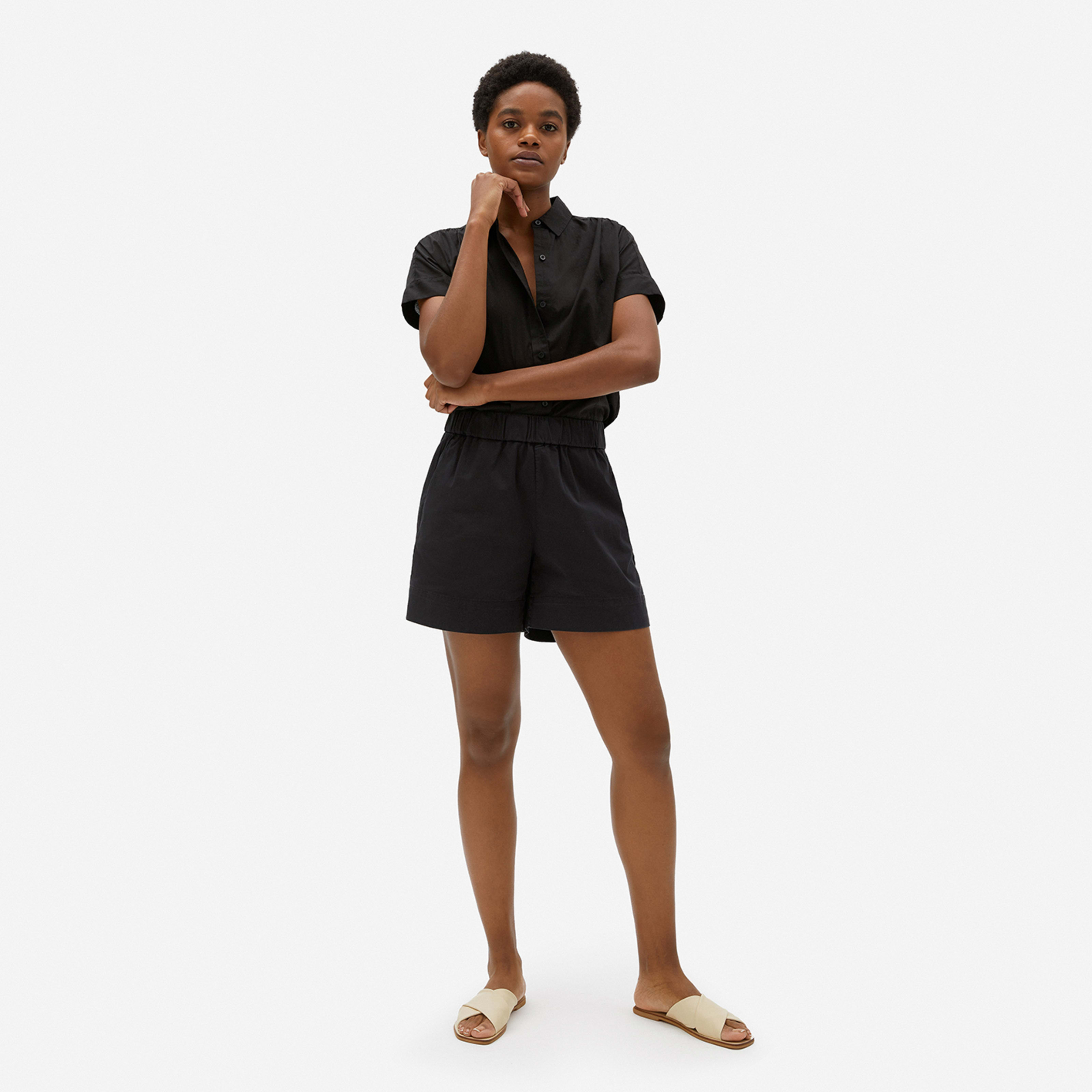 Women's Easy Short by Everlane in Washed Black, Size 0 | Everlane