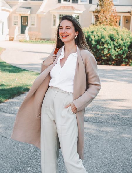 Spring work outfit, work look, trousers, neutral colors, easy work week style, office outfit, showpo, cardigan sweater, button down outfit 

#LTKworkwear #LTKSeasonal #LTKunder100