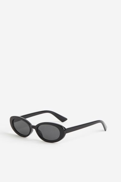 Oval Sunglasses - Black - Ladies | H&M US | H&M (US + CA)