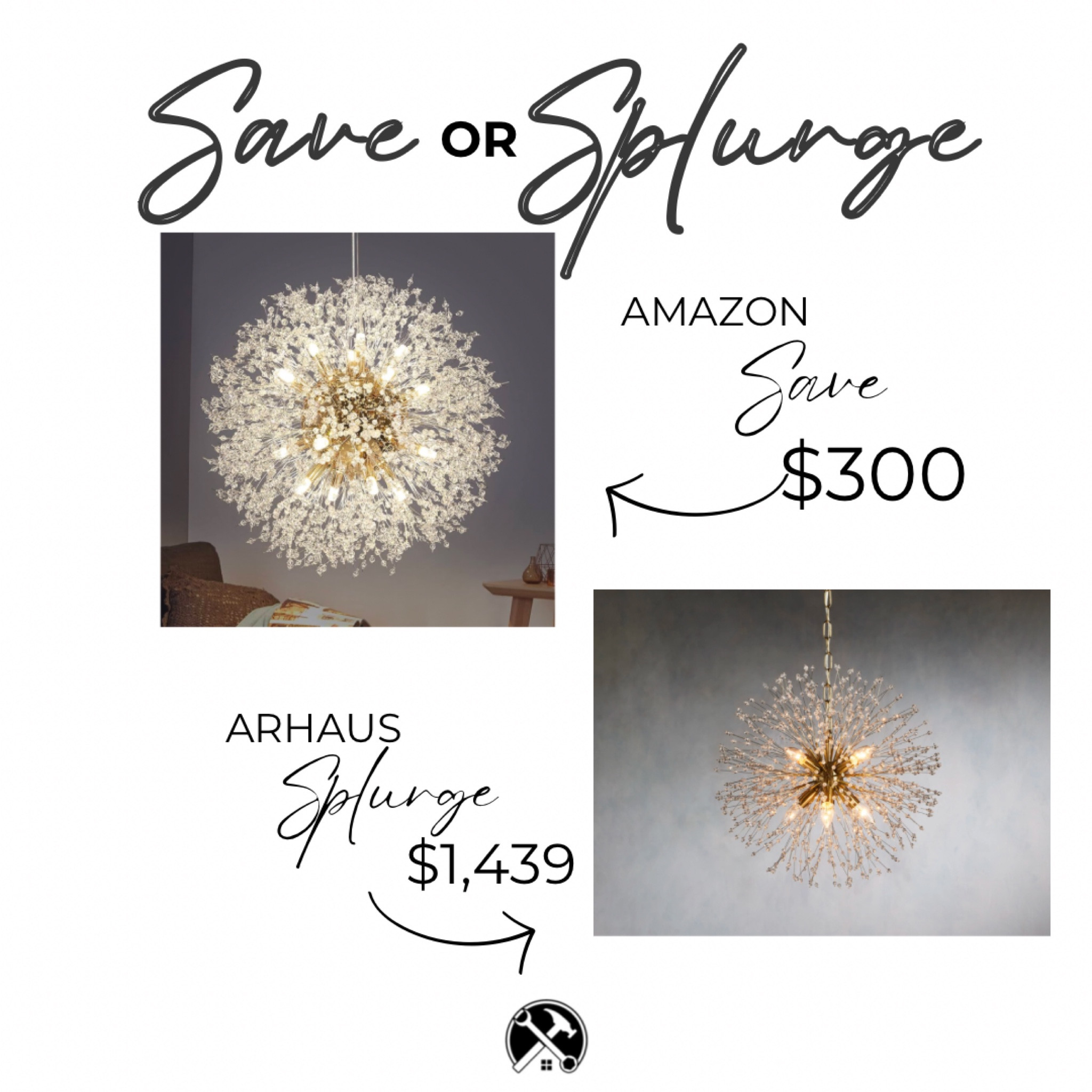 Save vs. Splurge 

Personally I love the save more than the splurge and talk about the savings?!? 



#LTKHome #LTKSaleAlert