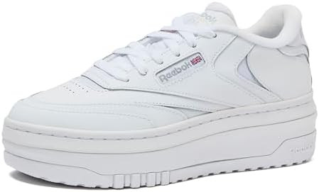 Reebok Club C Extra Platform Sneakers for Women - White Casual Tennis Women's Fashion Sneakers - ... | Amazon (US)