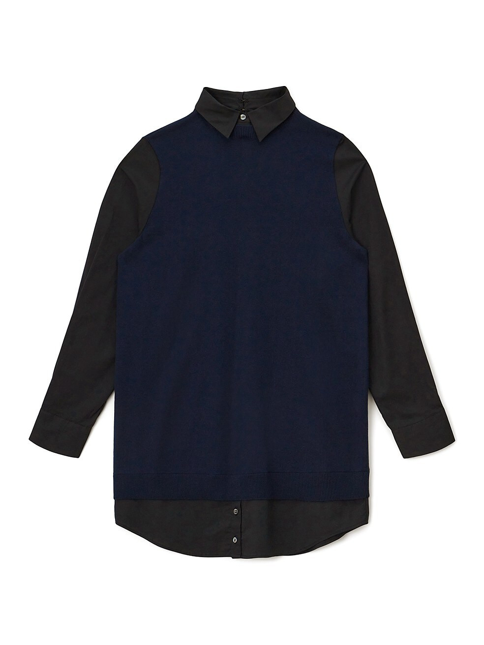 STAUD Fern Layered Mixed-Media Minidress | Saks Fifth Avenue