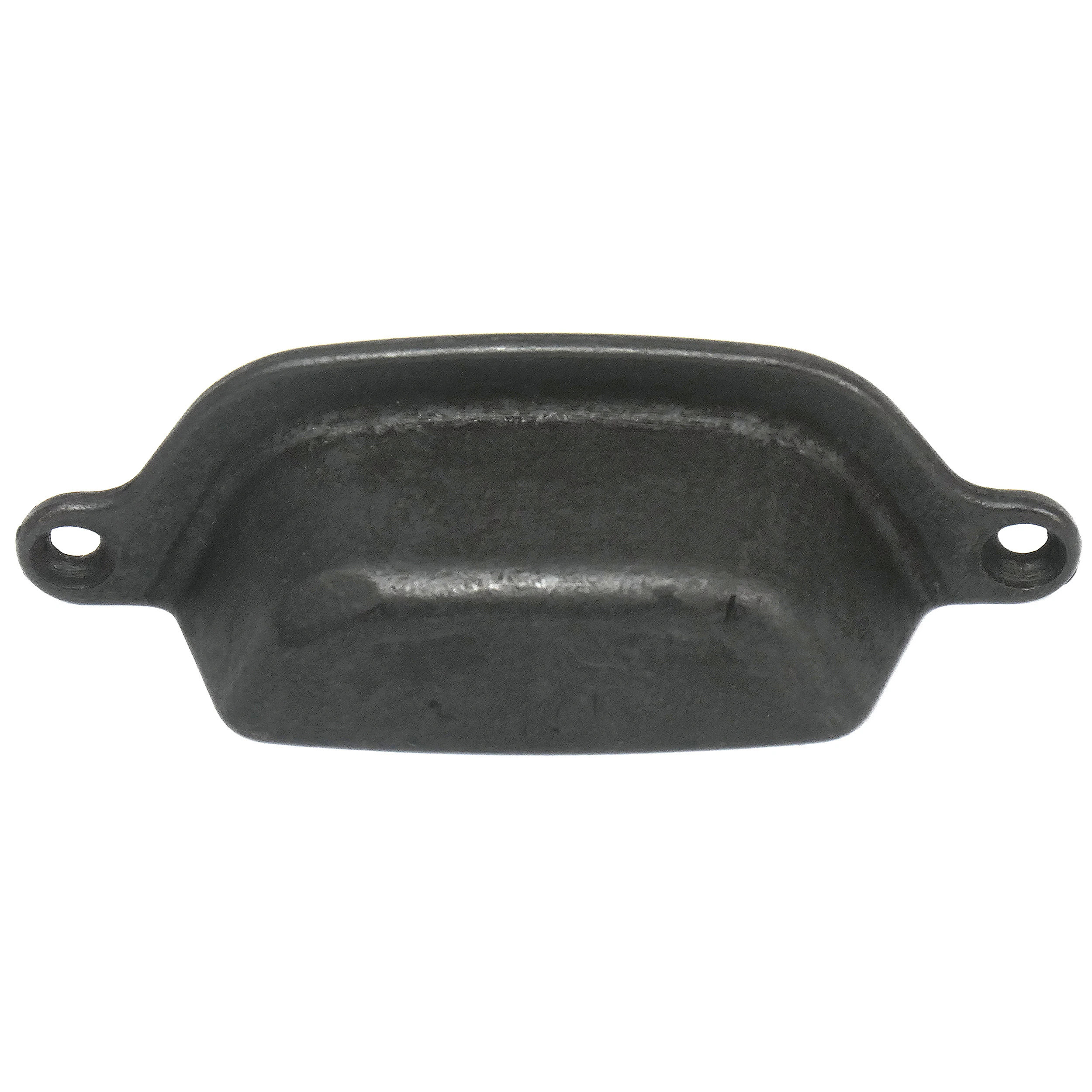 Laurey Riverstone 3-in , 76mm Center to Center Oil Rubbed Bronze Rectangular Cup Drawer Pull one_size | 84713 | Lowe's